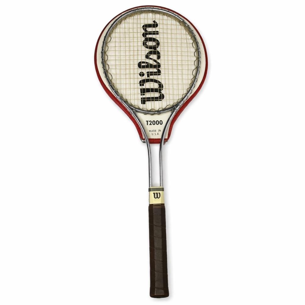 Wilson T2000 Vintage Steel Racket Jimmy Connors 8 Grand Slams Made in USA 4 5/8